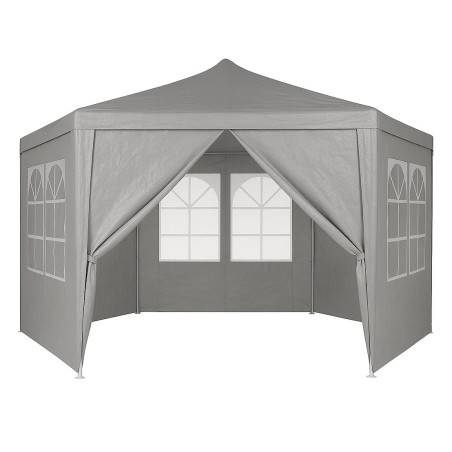 Aia või kaubanduse paviljoni telk 2x2x2 m akendega, hall