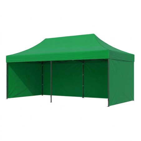 Suur Automaatselt Avanev Kiirpüstiv Varjualune 3x6m, Roheline