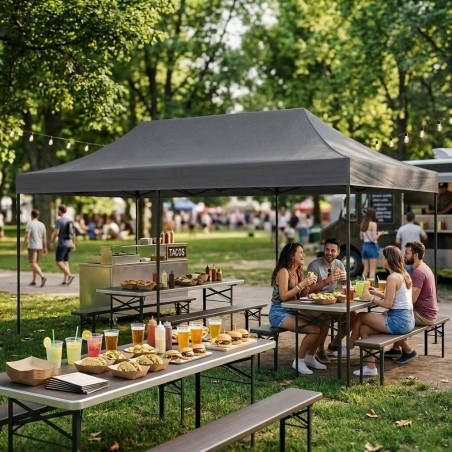 Automaatselt avanev pop up sündmuste aia telk 3×6 m, hall