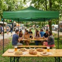 Automaatne pop-up aiaürituste paviljon telk, 3x3 m, roheline
