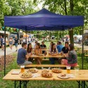 Aiaürituste paviljon automaatne pop-up telk, 3x3 m, sinine