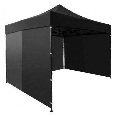 Aiaürituste paviljon automaatne pop-up telk, 3x3 m, must