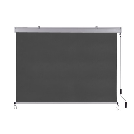 Vertikaalne rull-varikatus vändaga juhitav rõdu terrassi, antratsiit