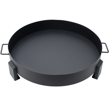 Suur tugevast malmist aia lõkkealus 60 cm sangadega, sobib suurepäraselt lõkke tegemiseks