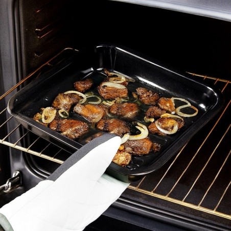 Ristkülikukujuline sügav emailitud ahjuplaat 31x25x4,5 cm