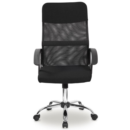 Must võrk seljatoega kontoritool