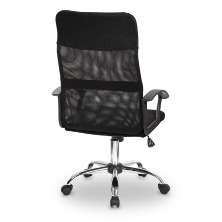 Must võrk seljatoega kontoritool