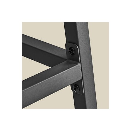 Ümar baaritoolide komplekt 2–65 cm Köögi söögitool jalatoega