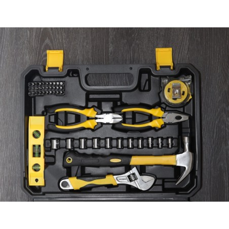 Universaalne tööriistakomplekt 111 osaga kandekotis – kodu- ja töökoja remondikomplekt