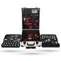 189-osaline universaalne tööriistakomplekt ratastel kohvris – kodu ja töökoda