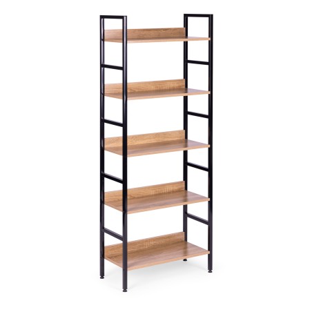 Kõrge 5 riiuliga riiul, metallist MDF 