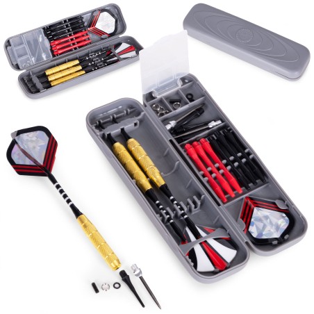 3 metallist noolemängu komplekt Sisal noolelaua jaoks