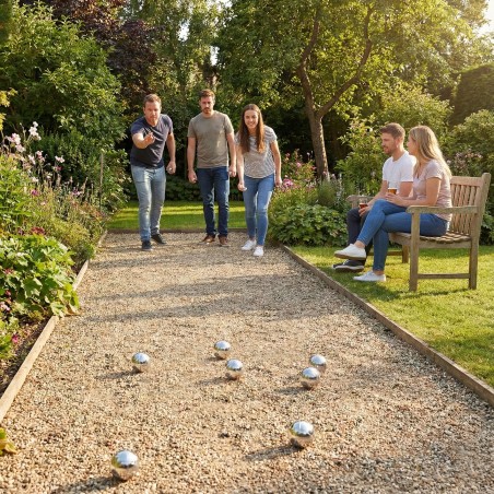 Petank mängukomplekt, 8 palli + ümbris ja tarvikud