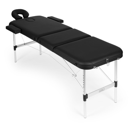 Alumiiniumist 3-osaline kokkupandav massaaži- ja teraapialaud kaasaskantav koos kandekotiga