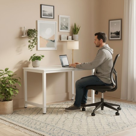 Arvutilaud koolilaud 120x60 cm valge