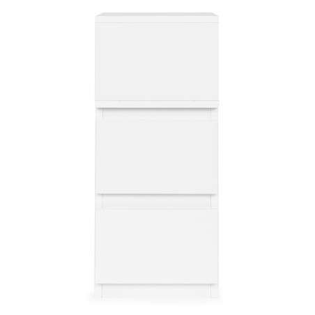 LED öökapp magamistuba, 2 sahtliga kapp, valge