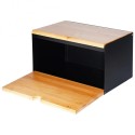 Bambusest leivakarp, metall, must, topeltk... | FreshDesign.ee