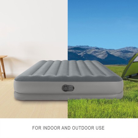 Kahekordne õhkmadrats sisseehitatud elektripumbaga 203x152x30 cm – vastupidav ja mugav