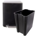 Pedaaliga prügikast, teras, must MUST 20 liitrit | FreshDesign.ee