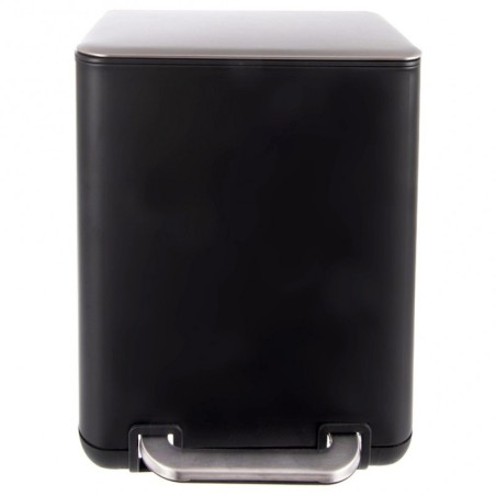 Pedaaliga prügikast, teras, must MUST 20 liitrit | FreshDesign.ee