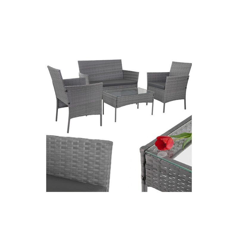 Antratsiit rotangist aiamööbli komplekt