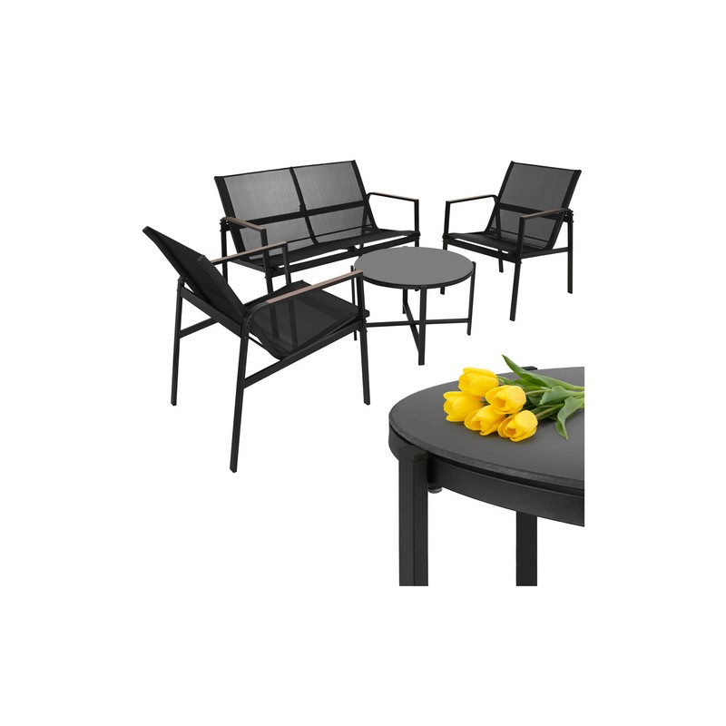 Rõdu ja aia mööbli komplekt - 4 osaline