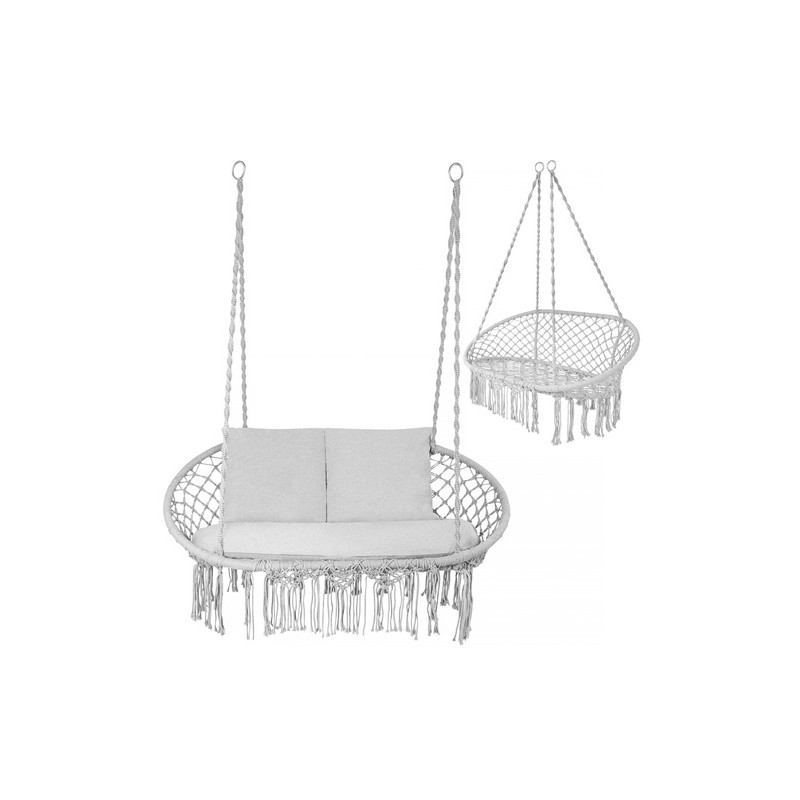 Kahekohaline Hall Pesakiik Patjadega – Aia Ripptool ja Lõõgastuskoht Koju