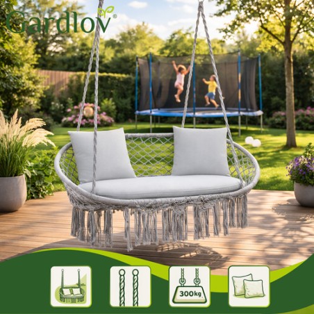 Kahekohaline Hall Pesakiik Patjadega – Aia Ripptool ja Lõõgastuskoht Koju