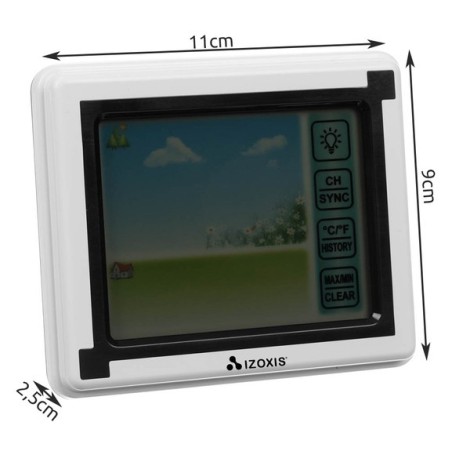 Digitaalne Juhtmevaba Ilmajaam Värvilise Ekraaniga, Sise- ja Välistemperatuuri ning Õhuniiskuse Mõõtur