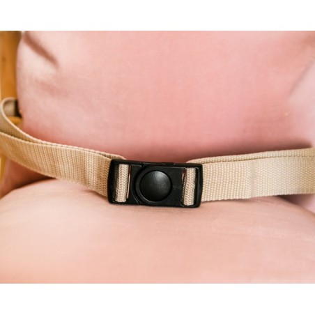 Roosa puidust laste kiik – Turvaline beebikiik siseruumidesse ja aeda