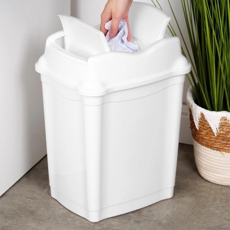 Plastist prügikast, valge 16 liitrit | FreshDesign.ee