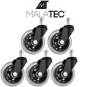 Kontoritooli rattad - 5 tk Malatec 22077