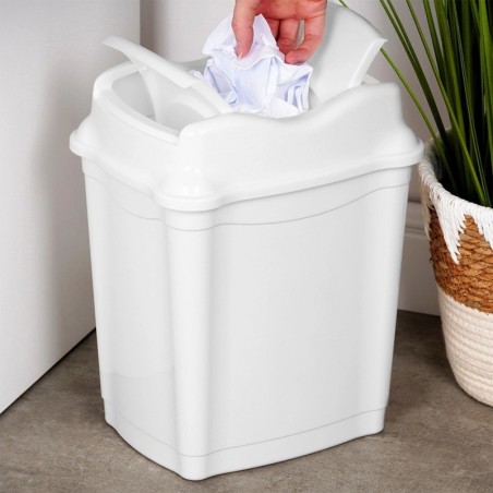 Plastist prügikast, valge 9 liitrit | FreshDesign.ee