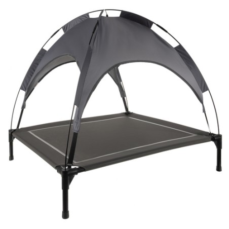 XXL Kaetud Tõstetud Lemmikloomavoodi Veekindla Katusega, Aeda ja Terrassile