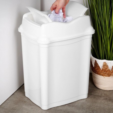 Plastist prügikast, valge 28 liitrit | FreshDesign.ee