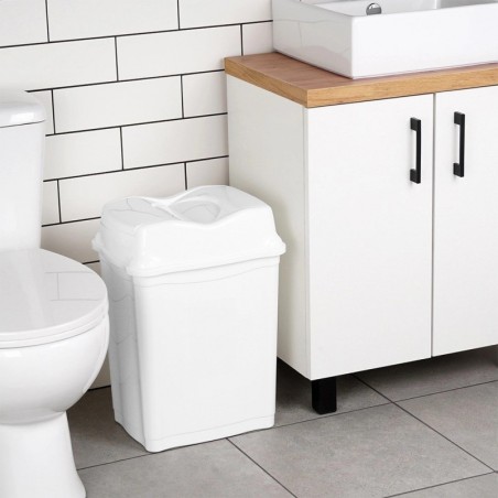 Plastist prügikast, valge 28 liitrit | FreshDesign.ee