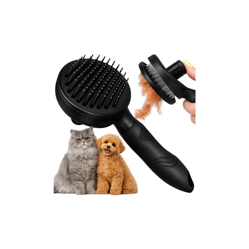 Isepuhastuv Karvahooldushari Lemmikloomadele – Universaalne ja Ergonoomiline