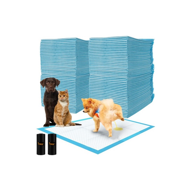 Imavad Treeningalused Lemmikloomadele 60x90cm, 100 tk + Hügieenikotid