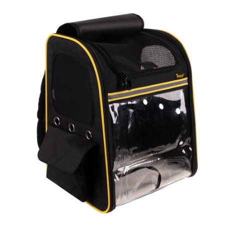 Lemmikloomade reisiseljakott terrassi ja ventilatsiooniga – kassile ja koerale