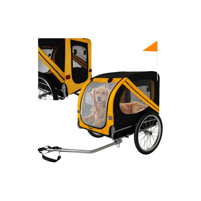 Suur jalgrattahaagis lemmikloomadele – vastupidav loomaveokäru koertele ja kassidele