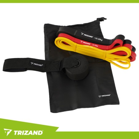 Premium Lateksist Treeningrihmade Komplekt (3 tk) – Reguleeritav Takistus Kodu- ja Jõutreeninguks