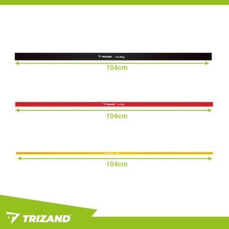 Premium Lateksist Treeningrihmade Komplekt (3 tk) – Reguleeritav Takistus Kodu- ja Jõutreeninguks