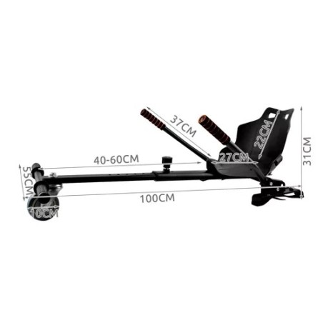 Elektrirula istmega kardikinnitus – reguleeritav lisaseade hoverboardile