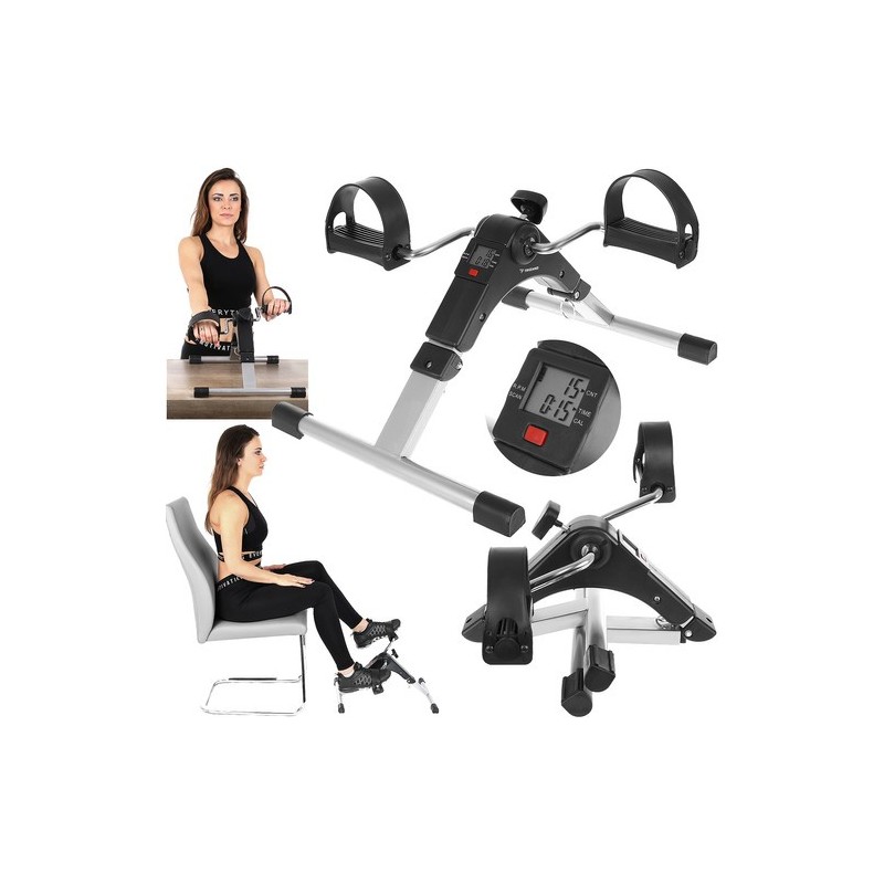 Kokkupandav 2-ühes Taastusravi Pedaalitrenažöör Käte ja Jalgade Treeninguks Magnettakistusega