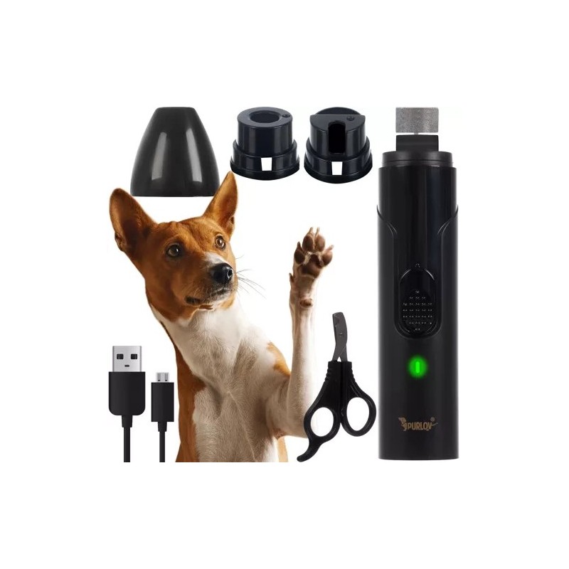 Lemmiklooma Elektriline Küünetrimmer ja Lihvija Komplekt Kääridega