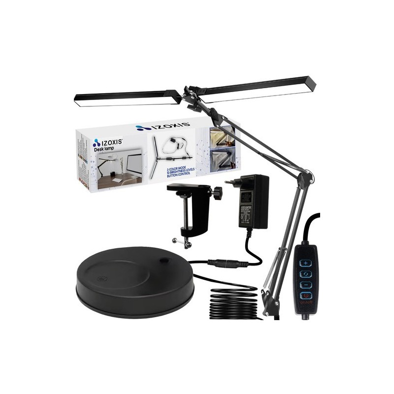 Reguleeritav LED-töövalgusti joonistuslauale ja töölauale, kahe valgusallikaga