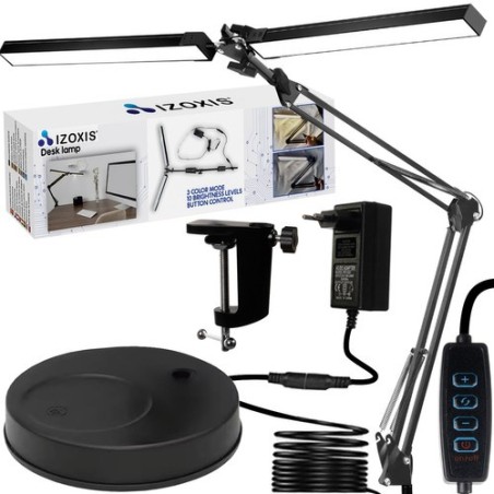 Reguleeritav LED-töövalgusti joonistuslauale ja töölauale, kahe valgusallikaga