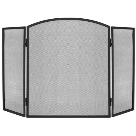 Suur Reguleeritav Kaminasirm / Sädemekaitse XL – Matt Must Teras (118x76 cm)