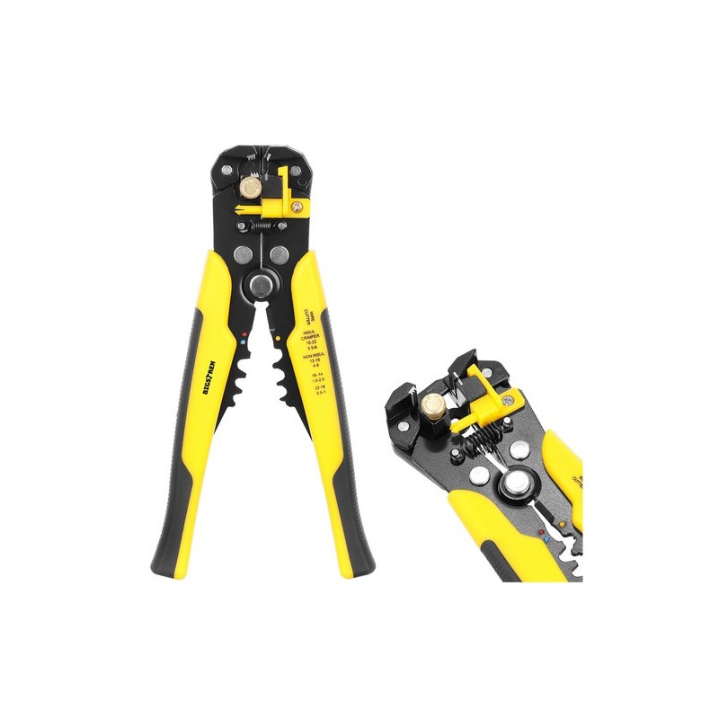 Automaatne Juhtme Koorija 3-in-1: Isolatsioonikoorija, Lõikur ja Klemmipress