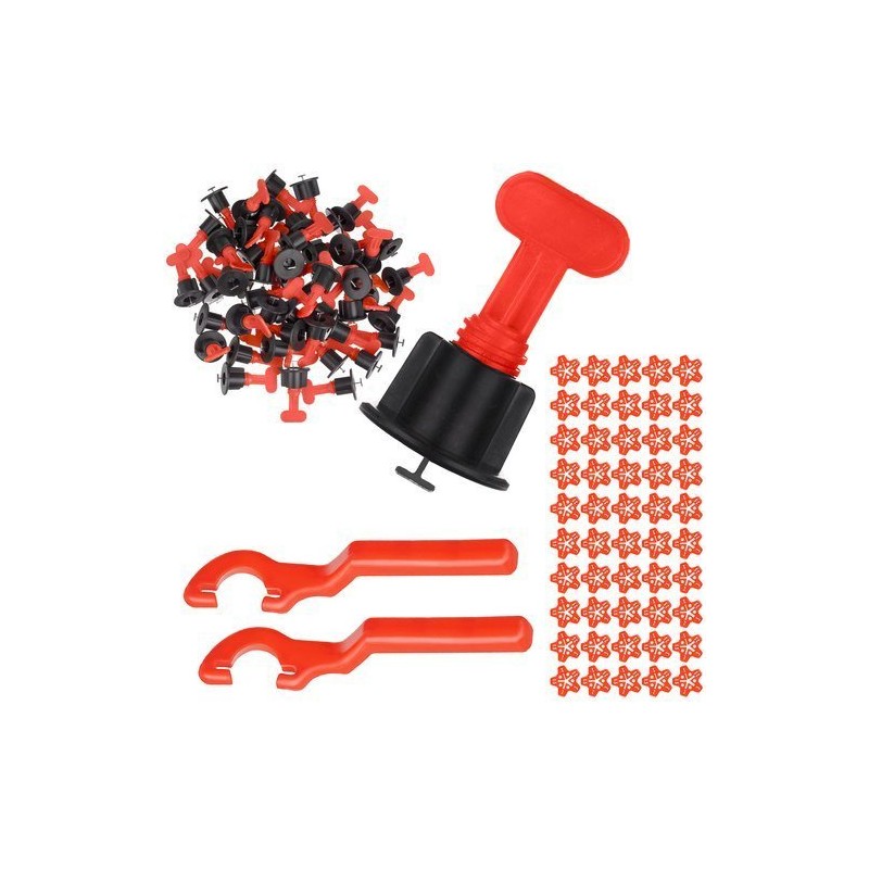 Korduvkasutatav Plaatide Tasandussüsteem 150-osaline komplekt (3-16mm plaatidele)